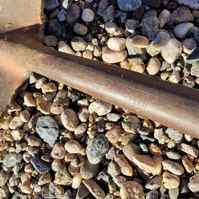Lot 109: (2) Vintage Wood Handle Metal Shovels HEAT TREATED
