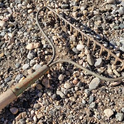 Lot 111: (2) Vintage Farm and Garden Rakes