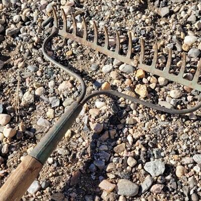 Lot 111: (2) Vintage Farm and Garden Rakes