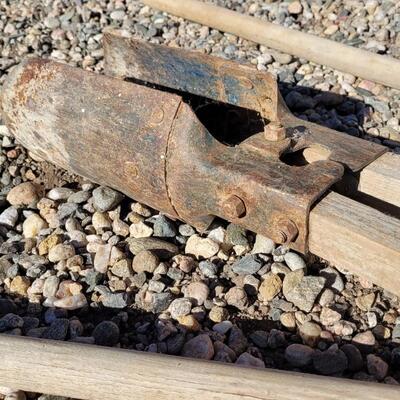 Lot 115: (2) Vintage Post Hole Diggers Farm Garden