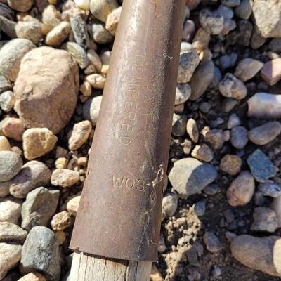 Lot 116: (2) Vintage Wood Handle Shovels