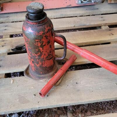 Lot 127: Vintage Red Automotive Pump Jack