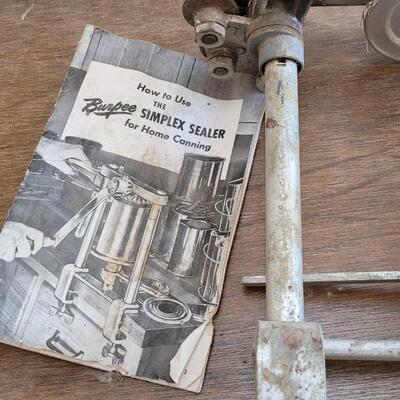 Lot 130: Vintage SIMPLEX SEALER Canning Tool Farm and Garden