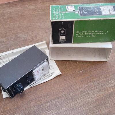 Lot 131: Vintage New in Box UNUSED Standing Wave Bridge and Firld Indicator