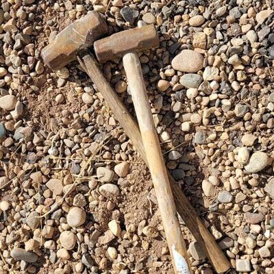 Lot 133: (2) Vintage Farm and Garden Sledgehammers