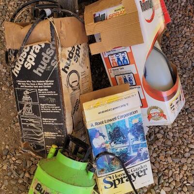 Lot 135: Assortment of Farm and Garden Sprayers