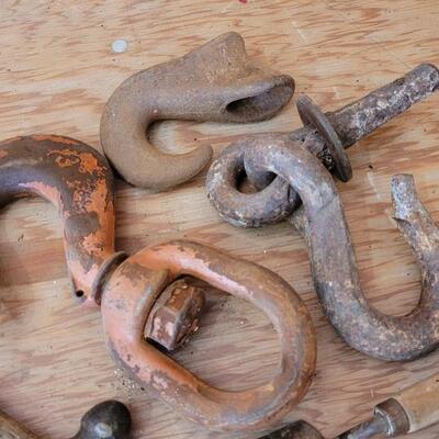 Lot 143: Vintage Farmhouse Hook and Hammer Hardware Lot