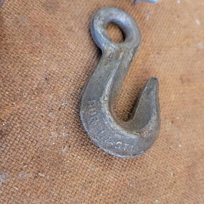 Lot 151: Assortment of Towing Hardware w/ Hooks
