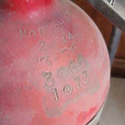 Lot 157: Large Vintage Home Deco Fire Extinguisher