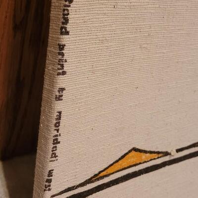 Lot 64: Mid Century Modern Artwork Hand Printed By Moridndi West