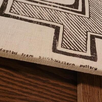 Lot 64: Mid Century Modern Artwork Hand Printed By Moridndi West