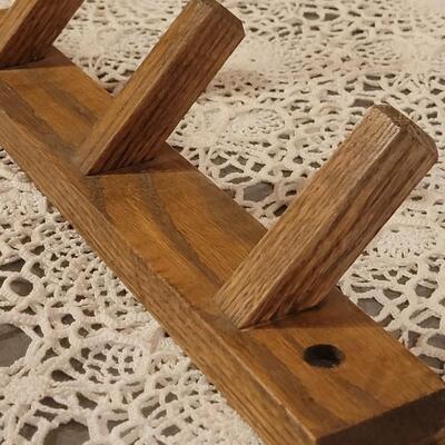 Lot 65: Wood Logic Wall Coat Pegs/Hooks