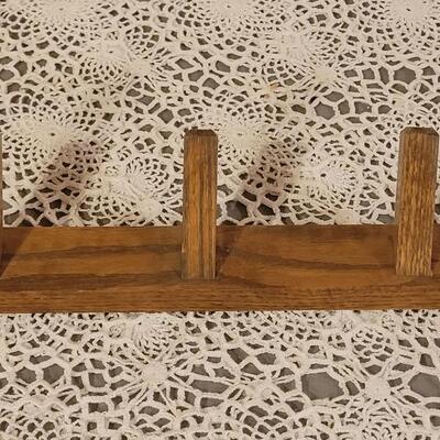 Lot 65: Wood Logic Wall Coat Pegs/Hooks