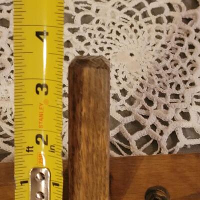 Lot 65: Wood Logic Wall Coat Pegs/Hooks