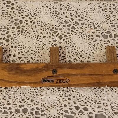 Lot 65: Wood Logic Wall Coat Pegs/Hooks