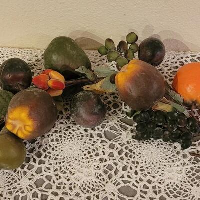 Lot 81: Vintage Grapes and Fruit Swags
