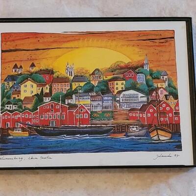 Lot 85: Lunenburg, Nova Scotia Artwork