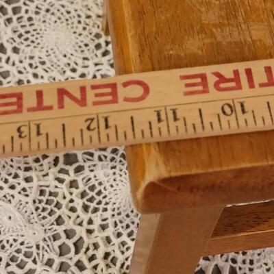 Lot 95: Wood Step Stool #2
