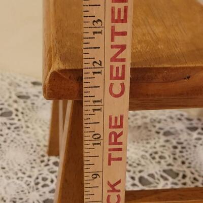 Lot 95: Wood Step Stool #2