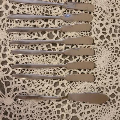 Lot 107: Mid Century Modern Sohnaco Stainless Flatware Set and storage box