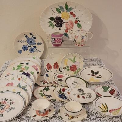 Lot 108: Blue Ridge China Mixed Dishes