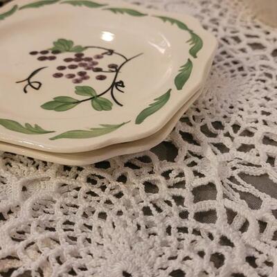 Lot 111:  Blue Ridge and PV China Bowls, Small Plates and Serving Plate