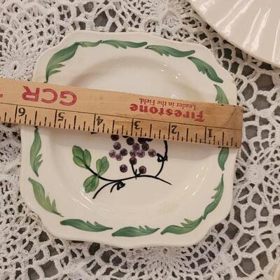 Lot 111:  Blue Ridge and PV China Bowls, Small Plates and Serving Plate