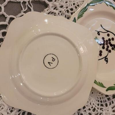 Lot 111:  Blue Ridge and PV China Bowls, Small Plates and Serving Plate