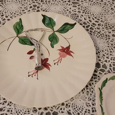 Lot 111:  Blue Ridge and PV China Bowls, Small Plates and Serving Plate