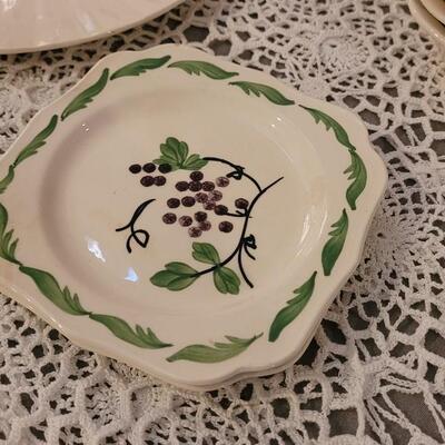 Lot 111:  Blue Ridge and PV China Bowls, Small Plates and Serving Plate