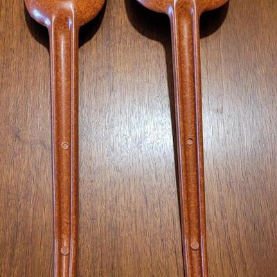 Lot 113: Mid Century Modern Fondue Forks and Plastic Serving Utensils