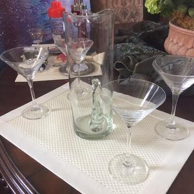 Martini Glasses and Picture