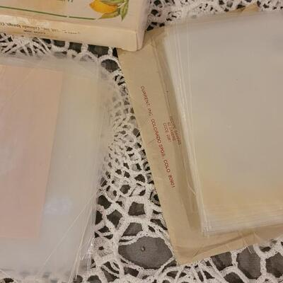 Lot 118: Recipe Cards and Plastic Sleeve Savers