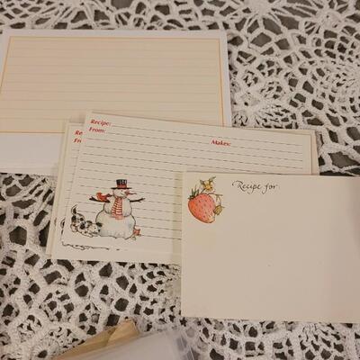 Lot 118: Recipe Cards and Plastic Sleeve Savers