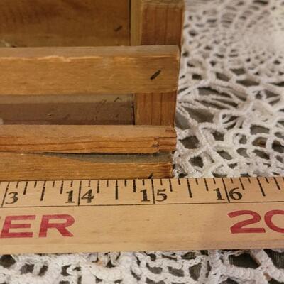 Lot 123: Vintage Wood Display Rack Stand - Perfecr for Spices!