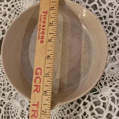 Lot 126: Cousances Brown Enamel Skillet #16 Made in France
