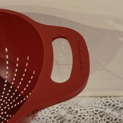 Lot 127: (2) Colanders. Steam Basket and Grater