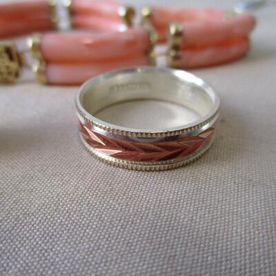 14 Karat 585 Bracelet -  Copper Ring - Vintage Ring (Sizes Updated) (Please see pictures)