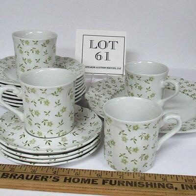 J & G Meakin English Ironstone Forget Me Not Lot