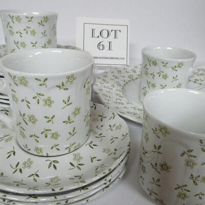 J & G Meakin English Ironstone Forget Me Not Lot