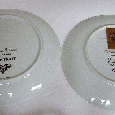 Two Smaller Norman Rockwell Plates