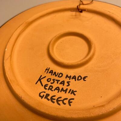 Painted Ceramic Greek plate