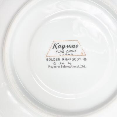 1961 KAYSONS CHINA â€œGOLDEN RHAPSODYâ€ TEACUPS (20) & SAUCERS (16)