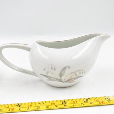 1961 KAYSONS CHINA â€œGOLDEN RHAPSODYâ€ SUGAR & CREAMER SET #1