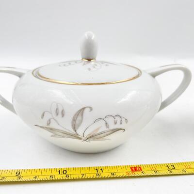 1961 KAYSONS CHINA â€œGOLDEN RHAPSODYâ€ SUGAR & CREAMER SET #1