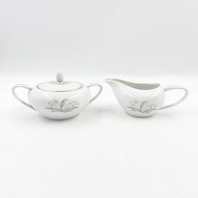 1961 KAYSONS CHINA â€œGOLDEN RHAPSODYâ€ SUGAR & CREAMER SET #1