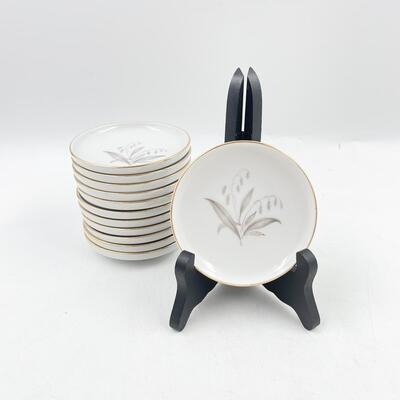 1961 KAYSONS CHINA â€œGOLDEN RHAPSODYâ€ 3.75â€ COASTERS (12)