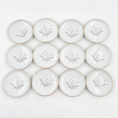 1961 KAYSONS CHINA â€œGOLDEN RHAPSODYâ€ 3.75â€ COASTERS (12)
