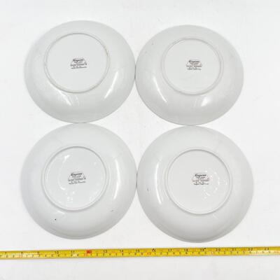 1961 KAYSONS CHINA â€œGOLDEN RHAPSODYâ€ SOUP BOWLS (4)