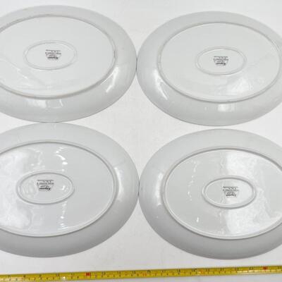 1961 KAYSONS CHINA â€œGOLDEN RHAPSODYâ€ 12â€ OVAL PLATTERS (4)